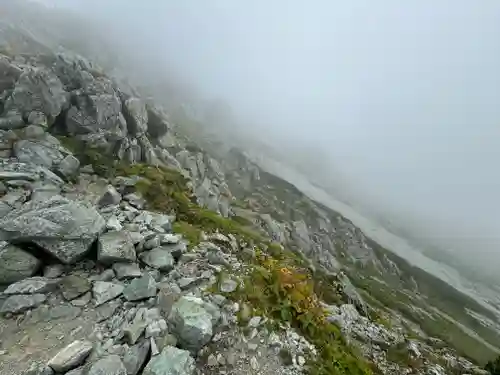 雄山神社峰本社の景色