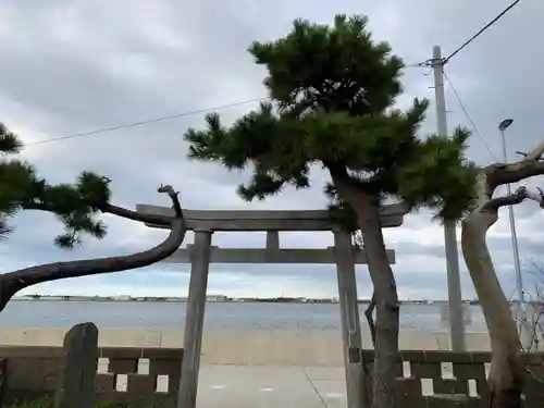 水神宮の鳥居