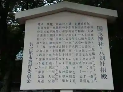 国玉神社・八劔社合殿の歴史