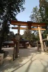 穂高神社本宮の鳥居