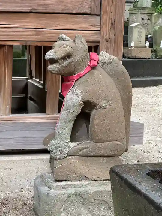 松戸神社の狛犬