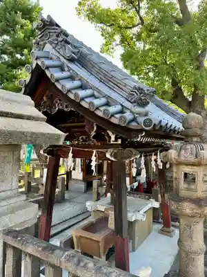 浅澤社（住吉大社境外末社）の手水舎