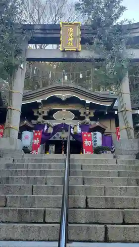 石川町諏訪神社の鳥居