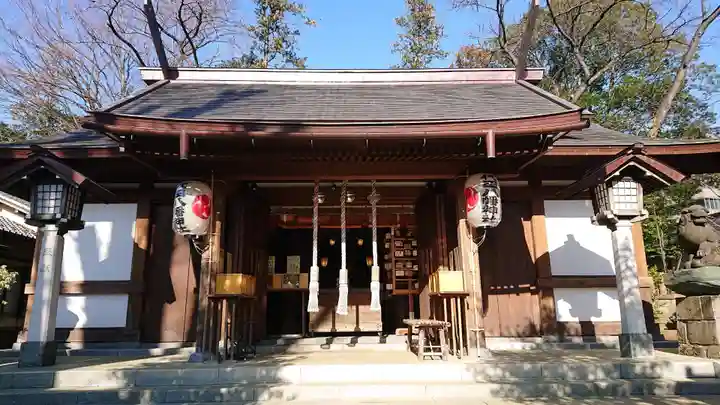 代田八幡神社の本殿・本堂