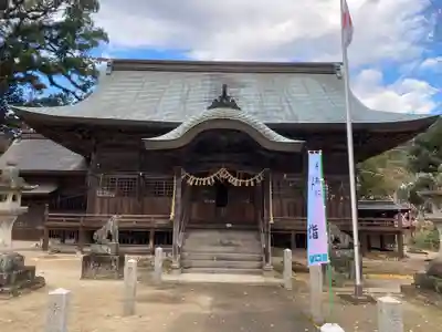 與止日女神社の本殿・本堂
