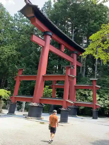 北口本宮冨士浅間神社の鳥居