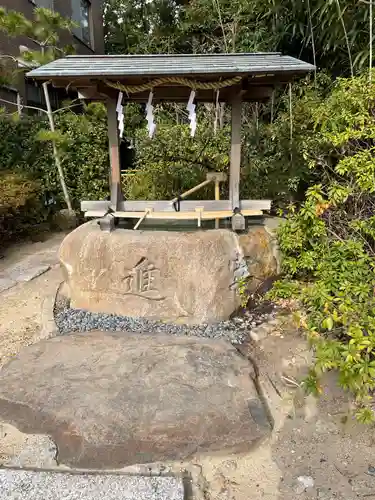 七宮神社の手水舎