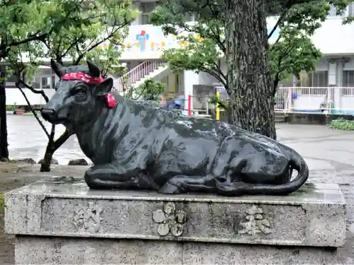 於保多神社の狛犬