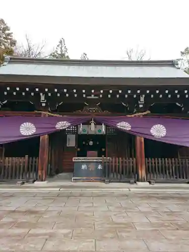 山梨縣護國神社の本殿・本堂