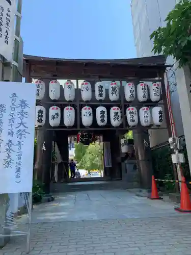 櫛田神社の山門