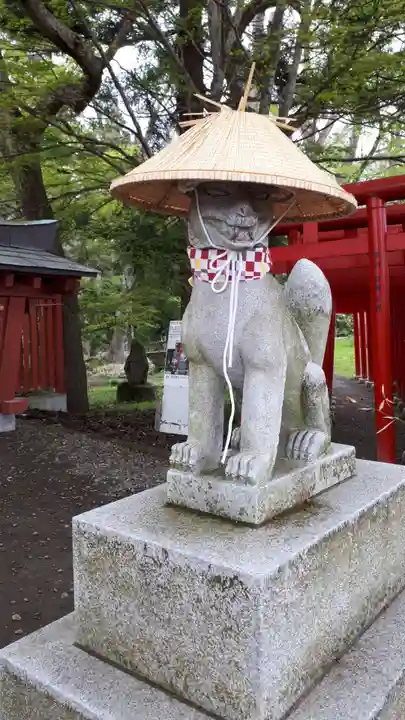 殺生石稲荷神社の狛犬