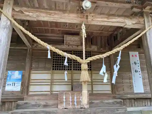 手子后神社の本殿・本堂