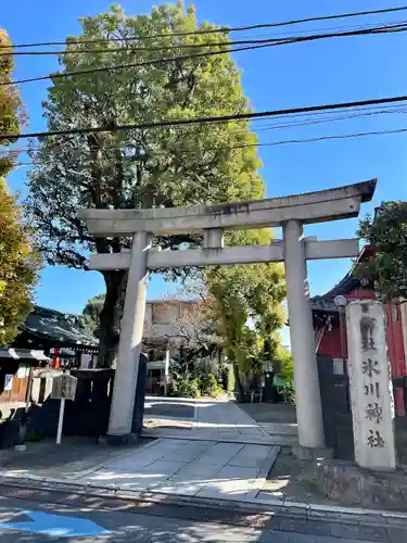 麻布氷川神社の鳥居