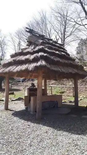 義經神社の手水