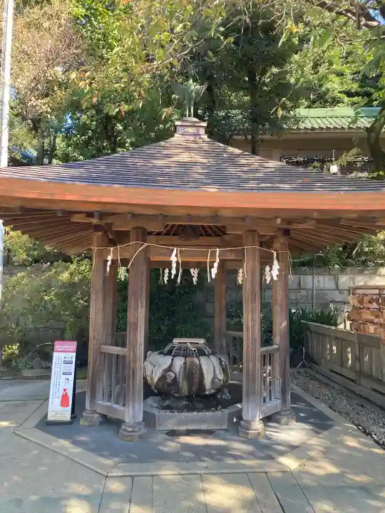 五條天神社の手水舎