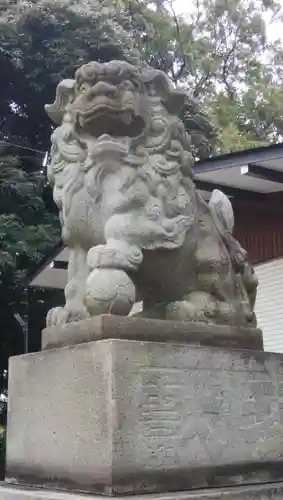 松が丘北野神社の狛犬
