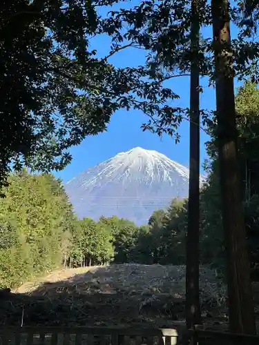 山宮浅間神社の景色