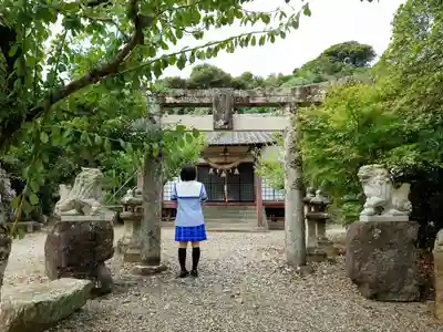 言代主神社の鳥居
