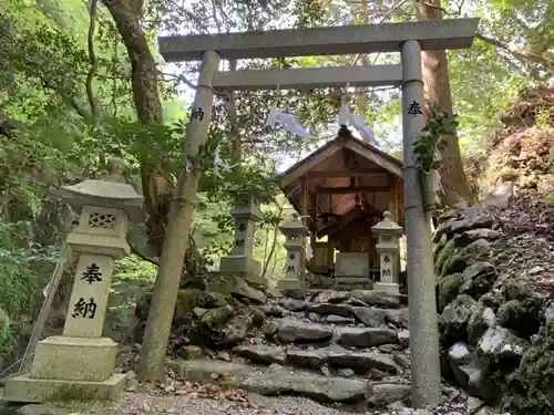  川上山若宮八幡宮の鳥居