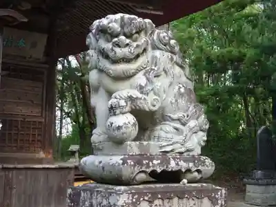 隠津島神社の狛犬