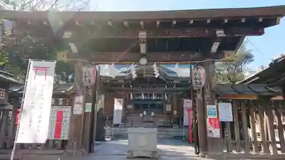 下谷神社の山門・神門