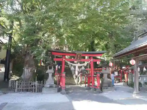 山名八幡宮の鳥居