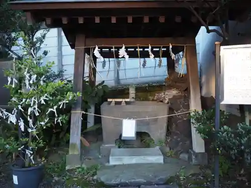 吹上稲荷神社の手水舎