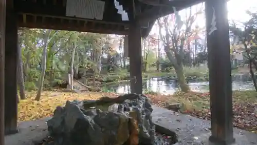 永山神社の手水