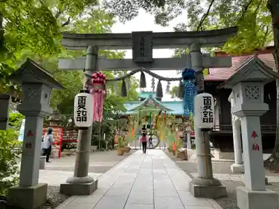 多摩川浅間神社の鳥居