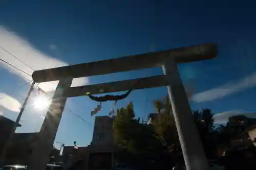 阿邪訶根神社の鳥居