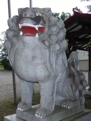 中標津神社の狛犬