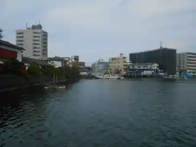 琵琶島神社の周辺