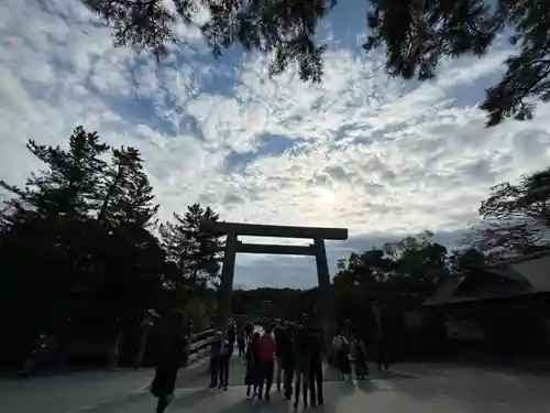 伊勢神宮内宮（皇大神宮）の鳥居