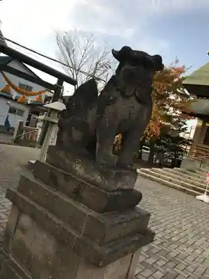 烈々布神社の狛犬