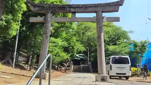 山野浅間神社の鳥居