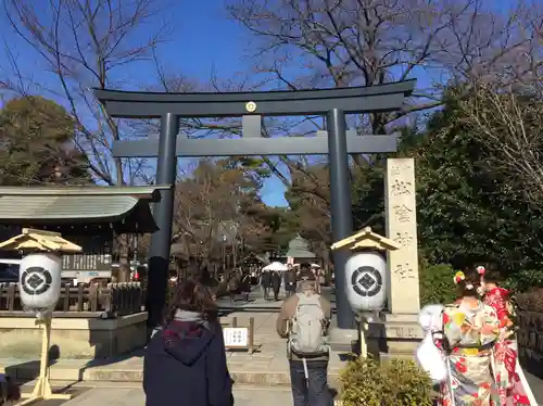 松陰神社の鳥居