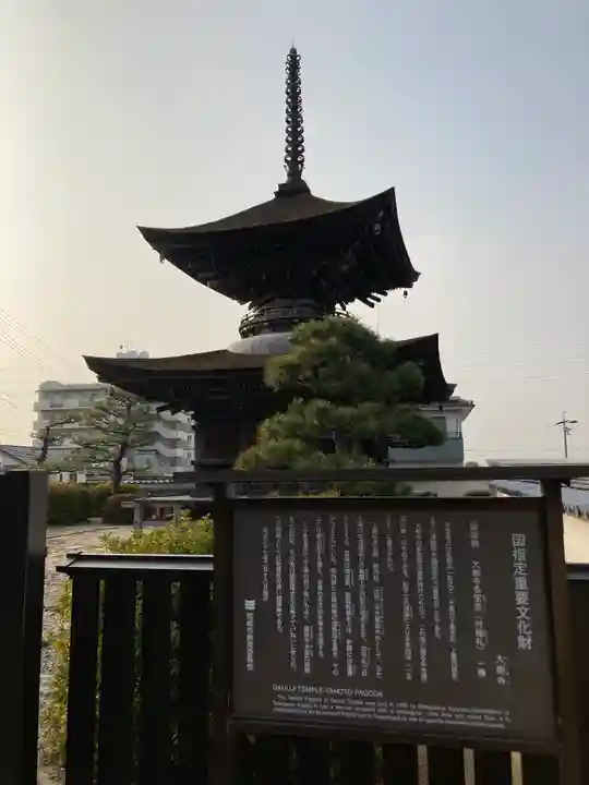 大樹寺(松安院大樹寺)の塔