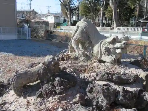 小室浅間神社の狛犬