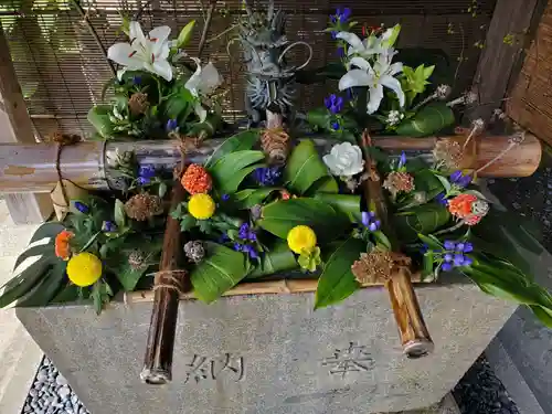 國魂神社の手水舎