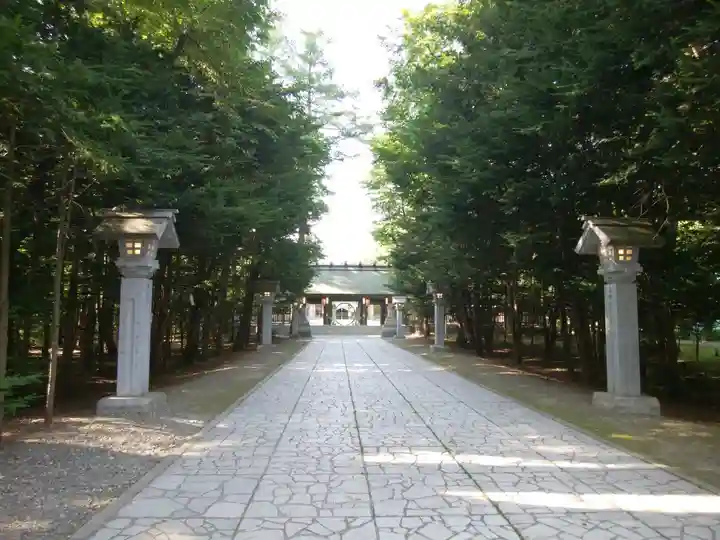 帯廣神社の景色