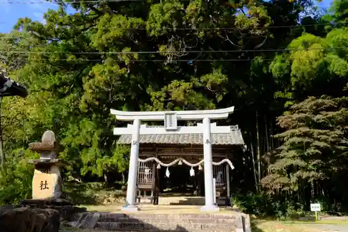 蘇羅比古神社の鳥居