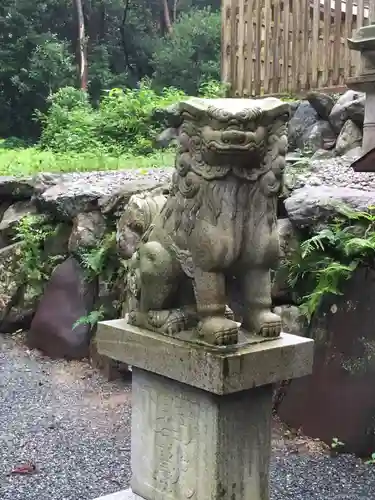 阿射加神社の狛犬