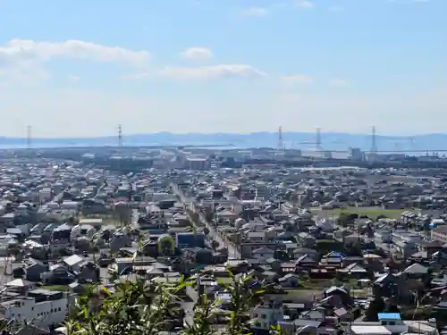 人見神社の景色