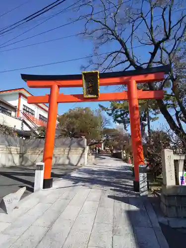 綱敷天満宮の鳥居