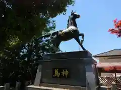 神明神社の狛犬