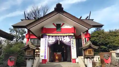 元郷氷川神社の本殿・本堂