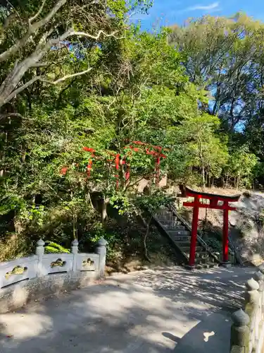 福良八幡神社の鳥居