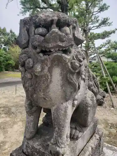 島八幡社の狛犬