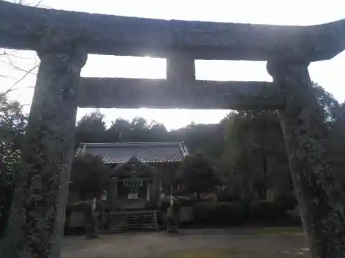 箭山神社下宮の鳥居