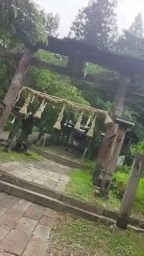 山家神社の鳥居